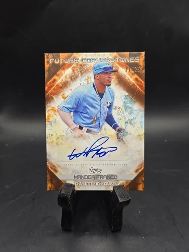 Wander Franco 2020 Topps Pro Debut FCA-WF Orange Future Cornerstones Auto #d/25