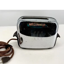 vtg Chrome Toastmaster 1b14 Retro Kitchen Appliance Mid Century Modern Decor MCM