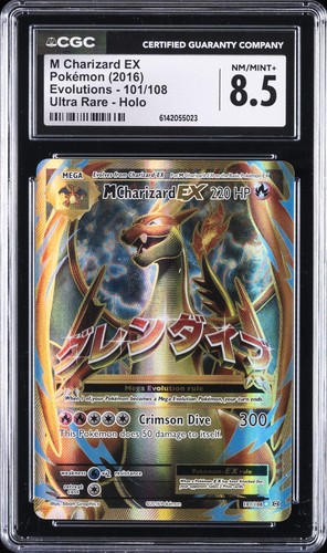 M Charizard-EX graded CGC 8.5 for sale on eBay