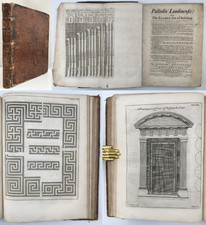 1752 Salmon PALLADIO LONDINENSIS London Art Building Architecture 47 PLATES