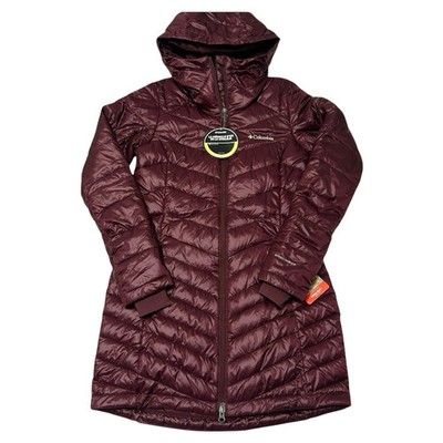 NWT Columbia XS Joy Peak Mid Jacket Malbec Omni-Heat Infinity