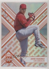 2018 Panini Elite Extra Edition Aspirations Orange 19/100 Jose Suarez #122 0c2
