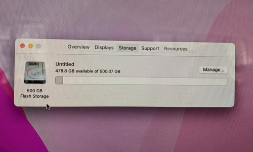 Apple Mac Mini A1347 late 2014 i7 4578U 3.0GHz 16GB RAM 500GB Flash Os Monterey - Afbeelding 5 van 6