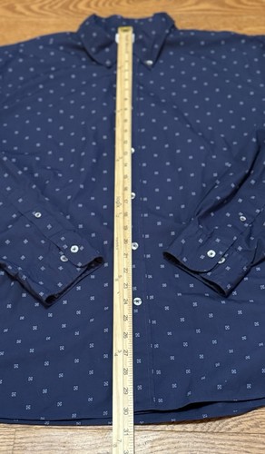 Brooks Brothers Regent Mens All Over Print Shirt Long Sleeve Bottom Down XXL - Picture 6 of 7