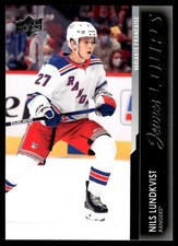 2021-22 Upper Deck French Jeunes Loups YG Nils Lundkvist Rookie New York Rangers