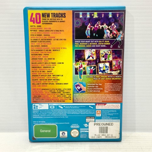 Just Dance 2017 + Manual - Nintendo Wii U - Tested & Working - Free Postage - Picture 2 of 4