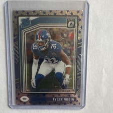Panini Donruss Optic Tyler Nubin New York Giants Stars Rated Rookie #296 2024