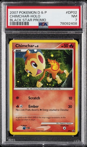 Chimchar graded PSA 7 for sale on eBay