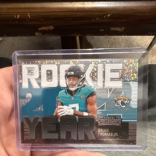 Panini 2024 Contenders Rookie of the Year Brian Thomas Jr. Jaguars #15 Rookie