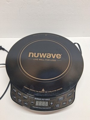 NuWave PIC Gold Precision Induction Cooktop Portable 30211 Tested & Works