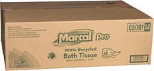 5001 100% Recycled Two-Ply Bath Tissue, White, 500 Sheets/Roll, 48 Rolls/Carton