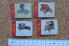 Magasin Végé - dessins voitures anciennes - Etiquettes d'allumettes années 70