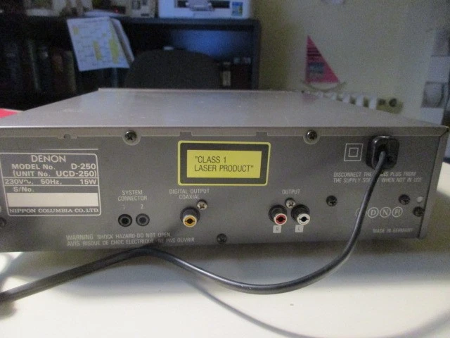 DENON UCD-250 CD-Player / Compact Disc Player - "Personal Component System" - Bild 2 von 3