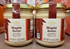 Berryhill Maple Butter Spreadable Slow-Churned Maple Syrup 9.5oz 269g (2 Jars)