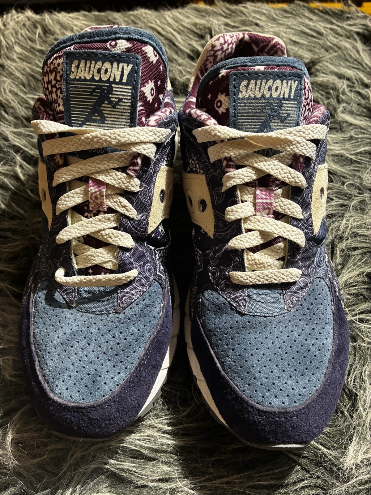Saucony Shadow 6000 Northern Soul Paisley - Azul S70724 1‌ Para Hombre Talla 7.5
