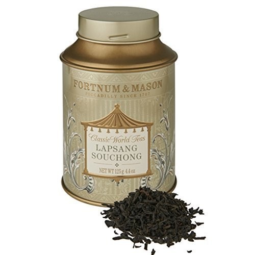 Fortnum&Mason tè nero britannico Lapsang Souchong foglia in lattina 0,27 libbre - Foto 2 di 2