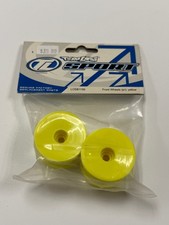Vintage Team Losi Mini-T MiniT RC Truck Front Wheels Yellow LOSB1150 B1150