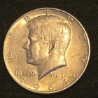 1964 D Silver Kennedy Half Dollar