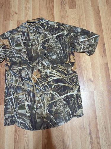 NEW Beretta TM Shooting Shirt Mens Medium Vented Outdoor Camo Realtree APX XTRA - Picture 13 of 13