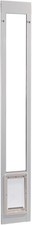 Aluminum Pet Patio Door, Adjustable Height 77-5/8" to 80-3/8" 7" x 11-1/4" Flap