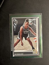 Jewell Loyd 2025 Panini Donruss WNBA GREEN SHIMMER PARALLEL Card #23 ACES