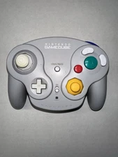 Nintendo Gamecube Wavebird Wireless Controller Platinum DOL-004 No Receiver