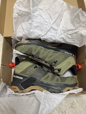 Salomon Mens X Ultra 4 Mid GTX Boots Size 8 Deep Lichen Green