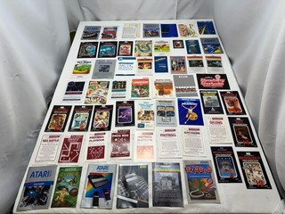 Atari 5200 Sears Tele games Manuals Booklets Paperwork Lot Bundle Activision