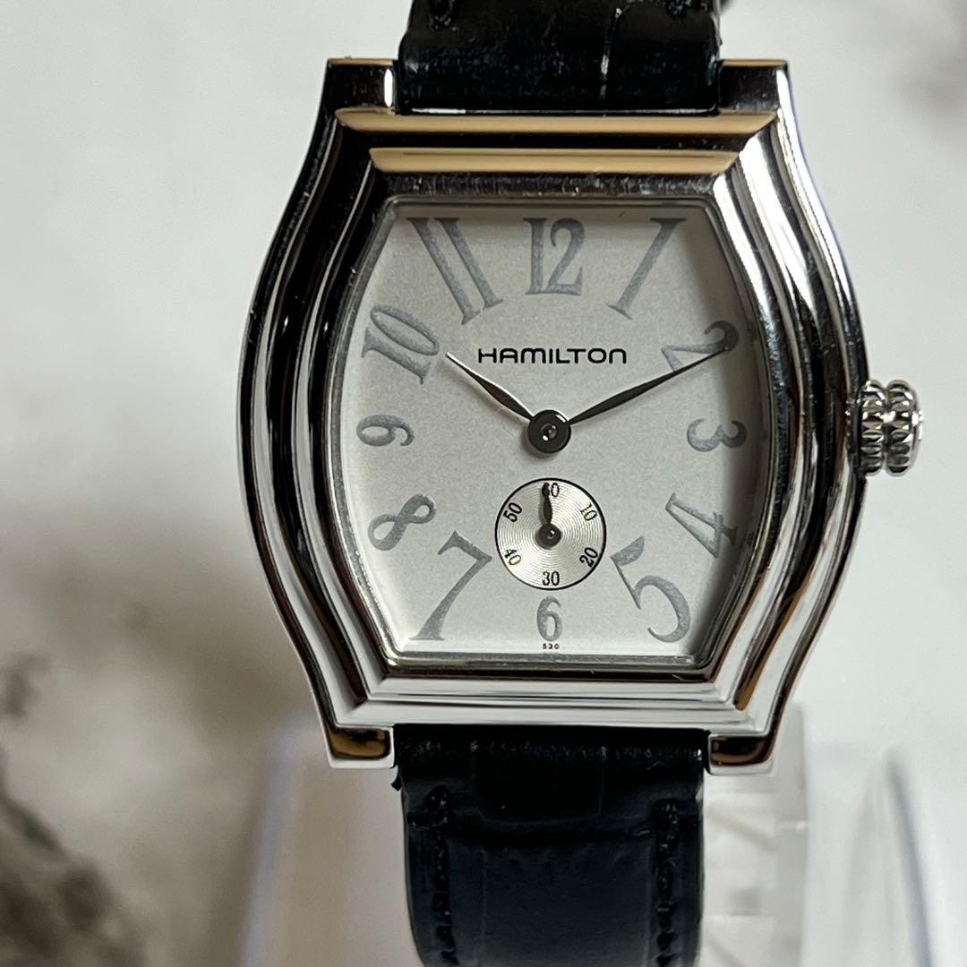 Hamilton 051120 Watch Dodson Rectangular Silver W… - image 2