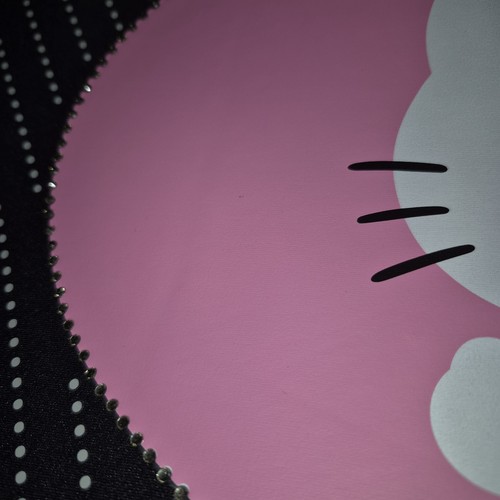 Rare Hello Kitty Laptop Sleeve Case Black/Pink Pokadot 15.5 X 11.5 New - Picture 3 of 3