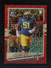 2020 Panini Donruss Optic Rookies Red Mojo Prizm Cesar Ruiz #131 yj7