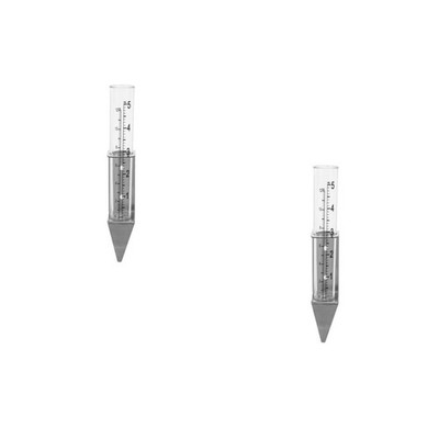 Set of 2 Regenmesser Im Freien Wasserfall-regenmesser Für Garten