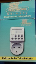 Elektronische Zeitschaltuhr mit Steckdose f. Innenräume, programmierbar