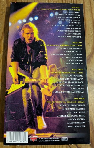 The Michael Schenker Group – Back To Attack Live (Limited Ed. 4 CD Box Set 2003) - Imagen 4 de 4
