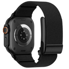 Hybrid Band for Whoop 5.0 Apple Watch Combo Band - Stretchy Nylon Hybrid Str...