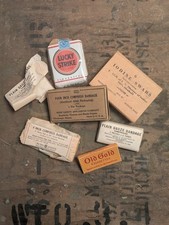 WW2 US United States Army Medical Bandages & Cigarette Packets 1942