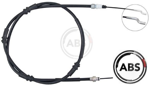 A.B.S. K16016 Seilzug FüR Feststellbremse Handbremsseil Bremsseil FüR VW-image