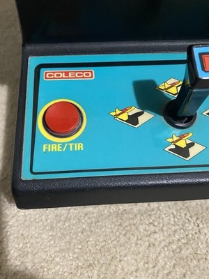 1982 Coleco ZAXXON Sega Vintage Table Top Arcade Game Tested