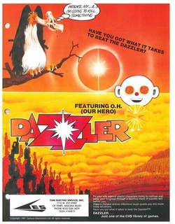 Dazzler CVS Video Arcade Flyer / Brochure / Ad /