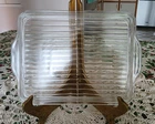 Vintage Pyrex 503-C Clear Ribbed Glass LID ONLY Refrigerator Dish Replacement