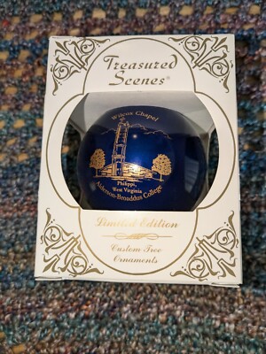 Limited Edition Ornament- Philippi, WV Wilcox Chapel: Alderson-Broaddus College