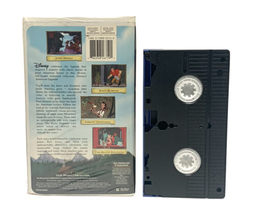 Disney's American Legends Classic Stories of Great American Heroes VHS - Foto 2 di 3