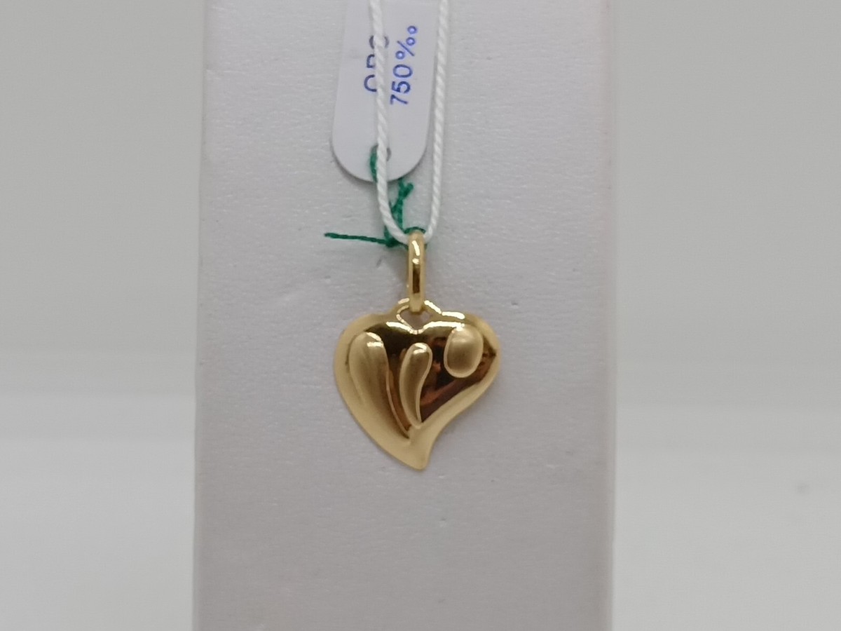 Ciondolo a cuore 18x17MM Ciondolo a forma di cuore antico