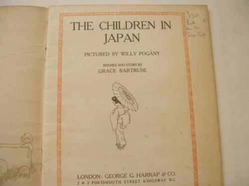 THE CHILDREN IN JAPAN Grace Bartruse Colour illustrations Willy Pogany Softback - Picture 4 of 13