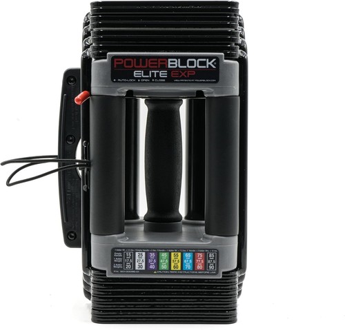 (1) PowerBlock Elite EXP verstellbare Hantel Stufe 1, 5-50 Pfund (NUR 1 STÜCK)