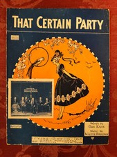 RARE Sheet Music That Certain Party Gus Kahn Walter Donaldson 1925