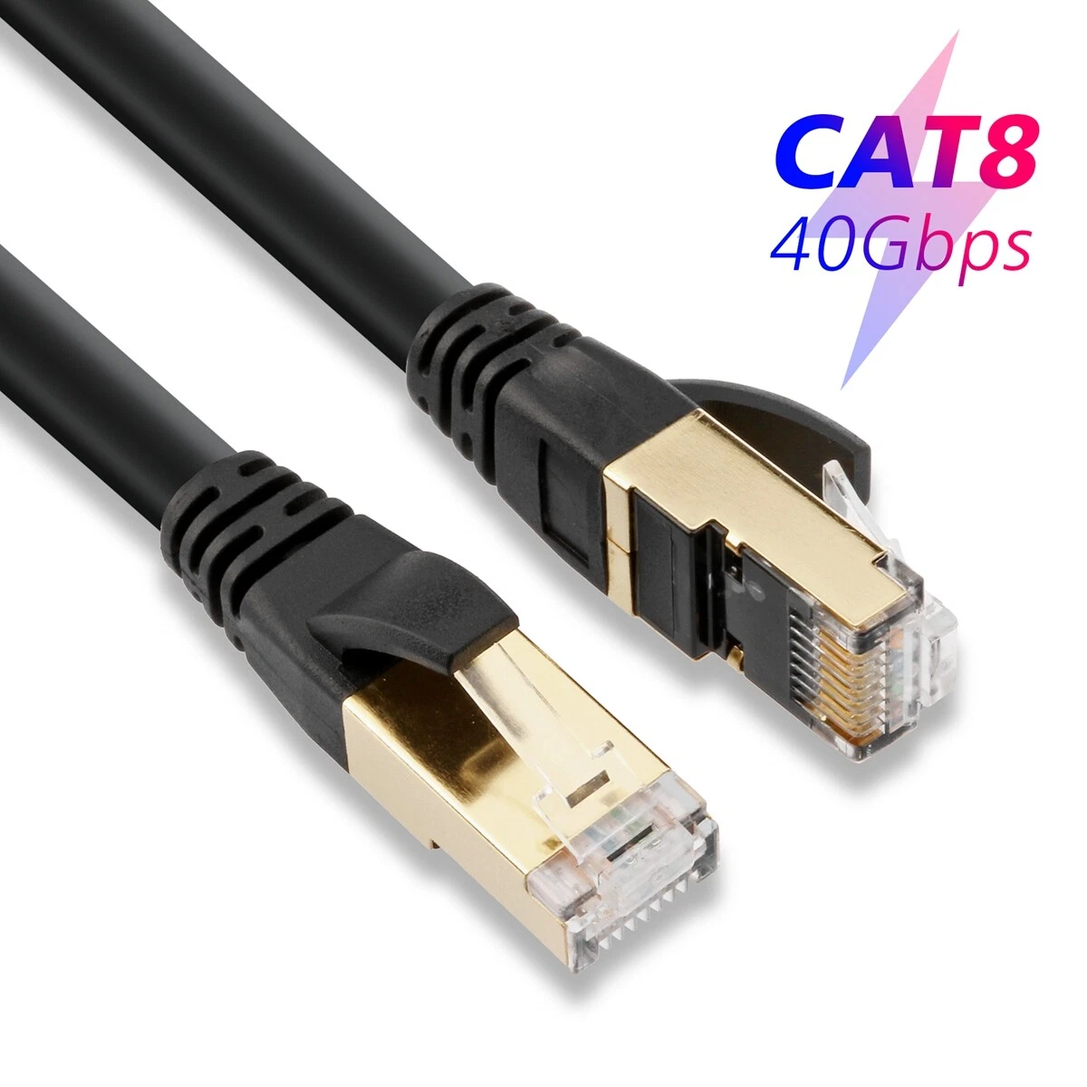 CAT6A CAT 7 CAT 8 Patch Network Cable Rj45 Ethernet 6ft 10ft 25ft 50ft  100ft lot