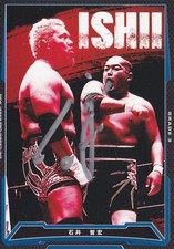 Tomohiro Ishii Signed 2016 Bushiroad New Japan Pro Wrestling G1 Climax Card #32C