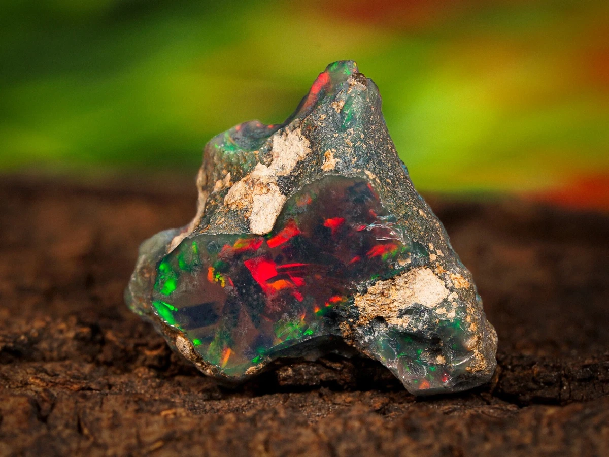 Fire black opal deals