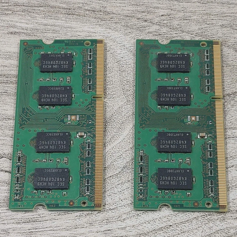 Samsung 2GB PC Memory Card Model 2BG 1Rx8 PC3-10600S-09-10-222 RAM Set of 2 - Image 3 of 4